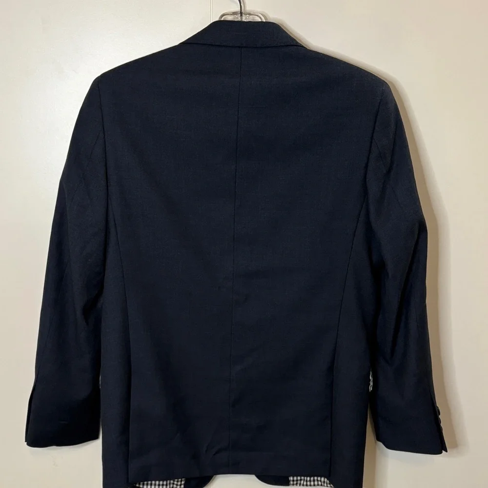 Zara Men's Navy Sport Coat Blazer